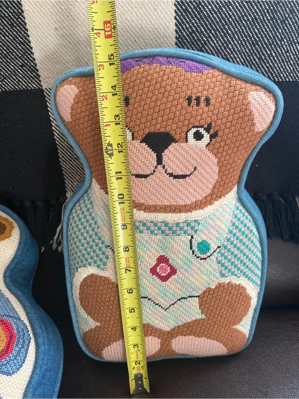 Handmade vintage needlepoint
